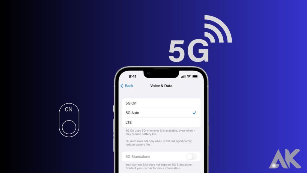 Switch to 5G On mode