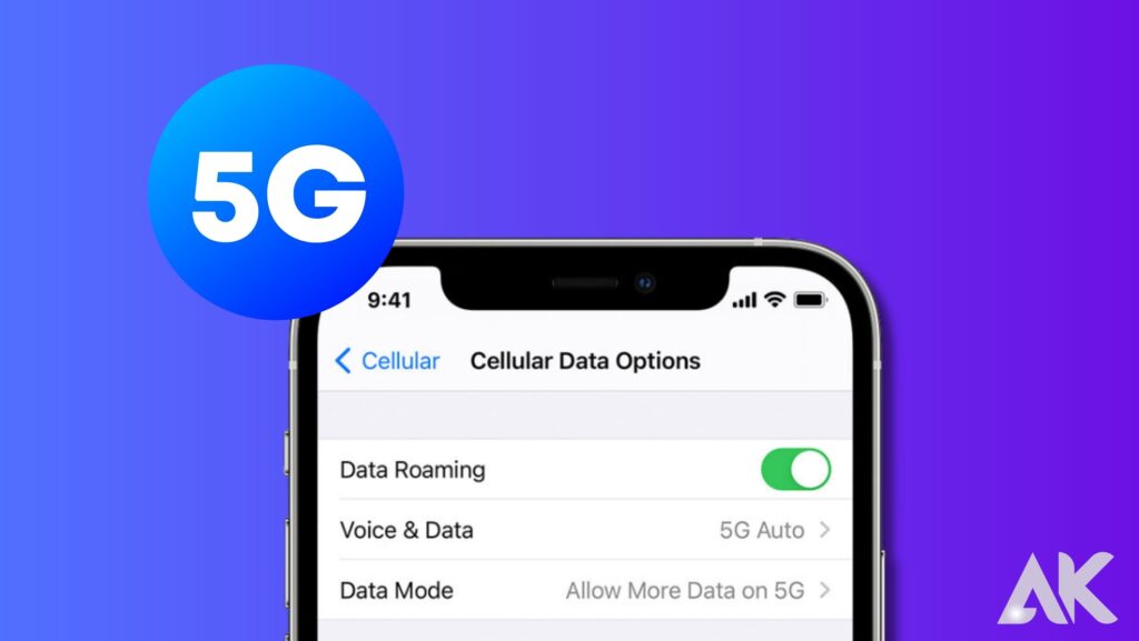 Allow more data on 5G