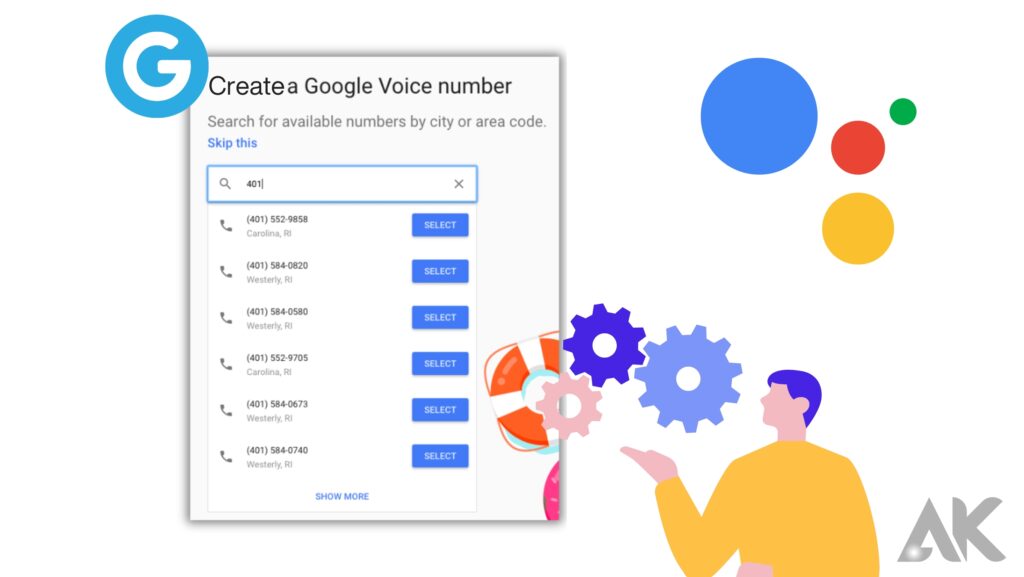 Create a Google Voice Phone number