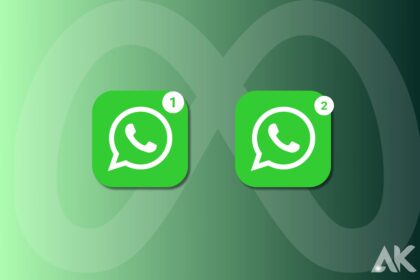 Using two whatsapp accounts on one phone