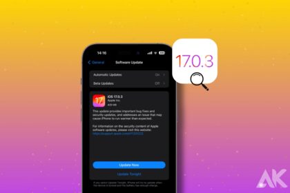 Exploring the Latest iOS 17.0.3 Release