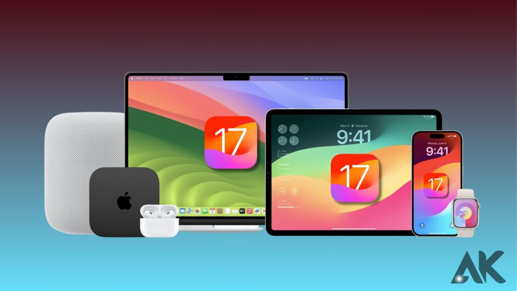 The devices supported by iOS 17