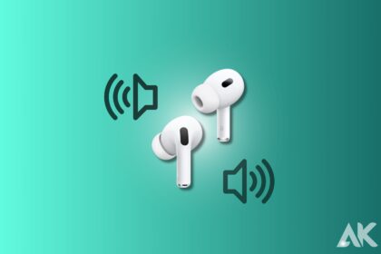 How to adjust the volume on AirPods