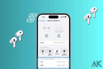 How to change AirPods settings