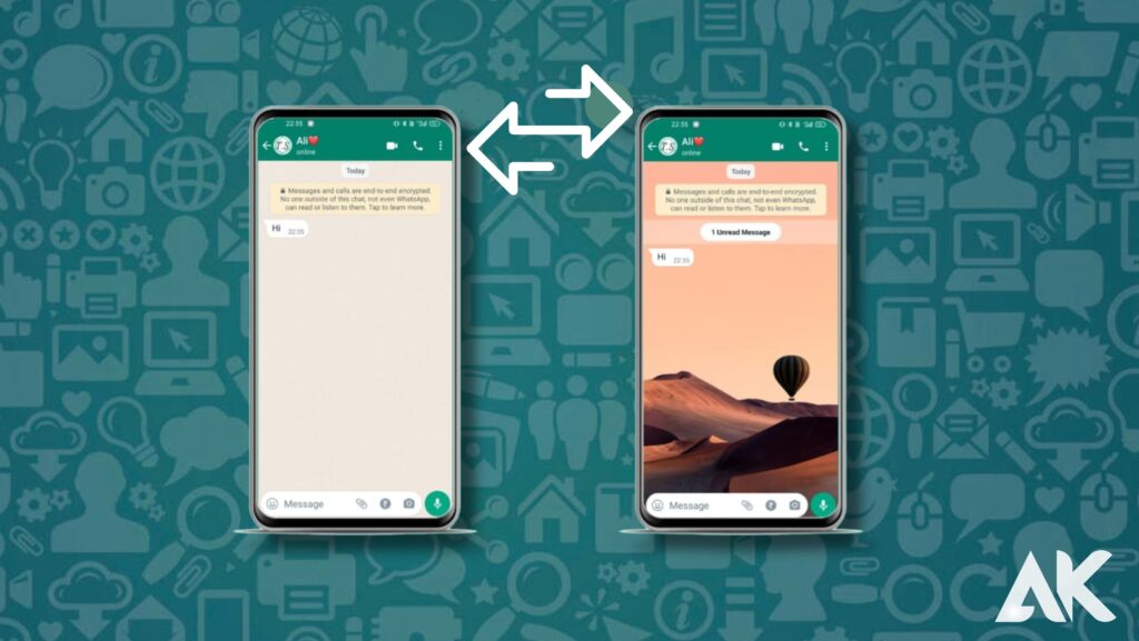 How to change the background of the Whatsapp chat to make it more interesting