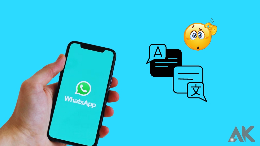 How to translate your WhatsApp Messages