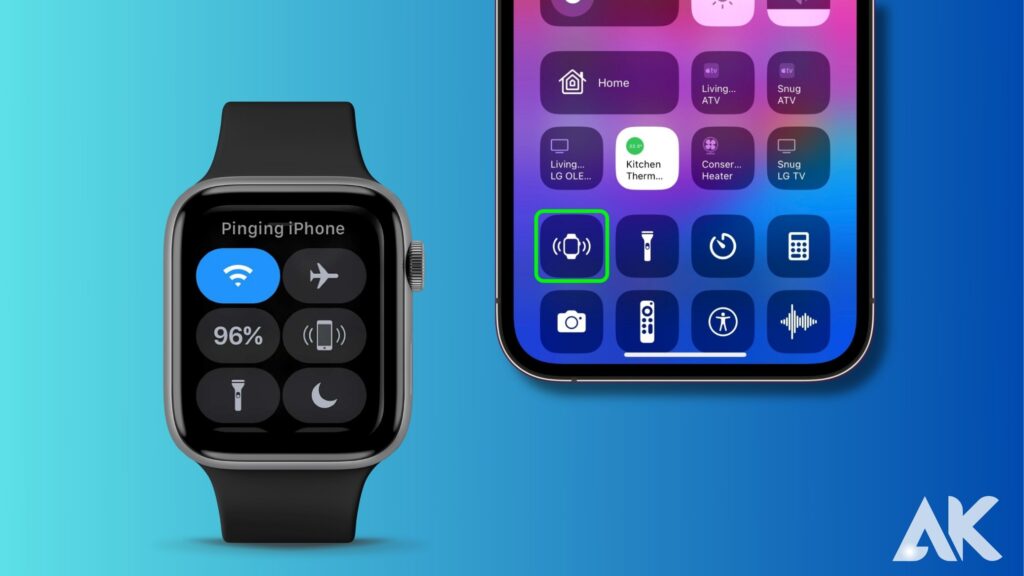 Ping Apple Watch from iPhone