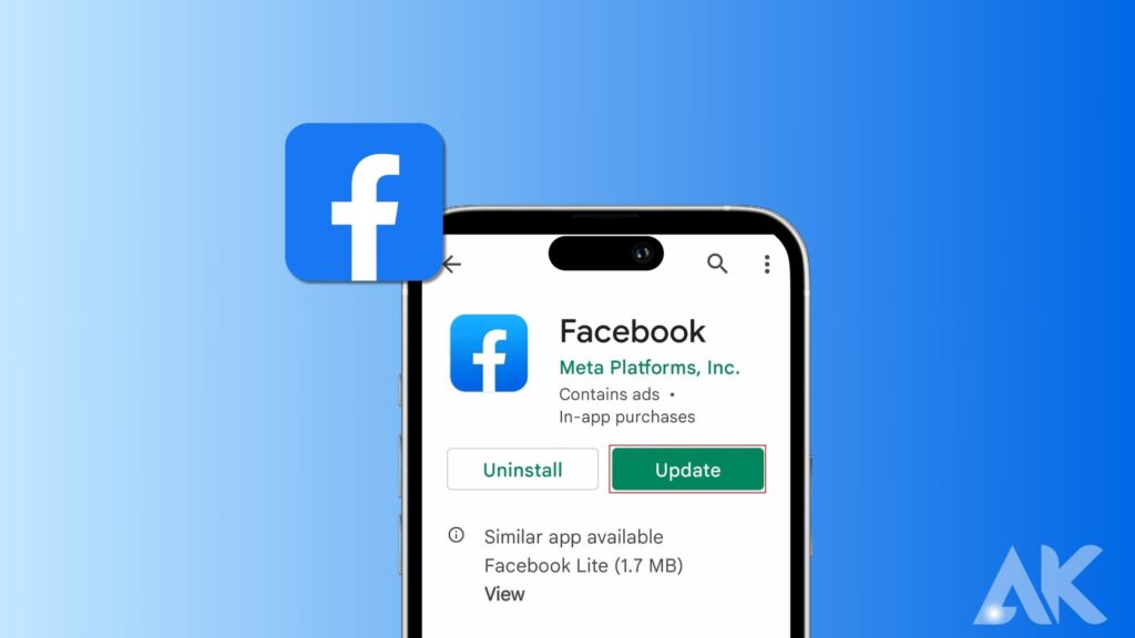 Update the Facebook app on iPhone and Android.