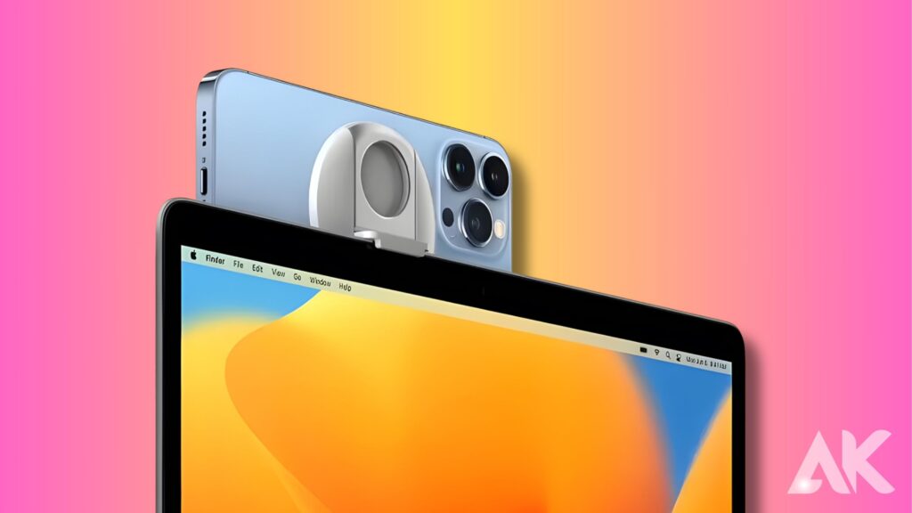 How do you use your iPhone as a webcam?