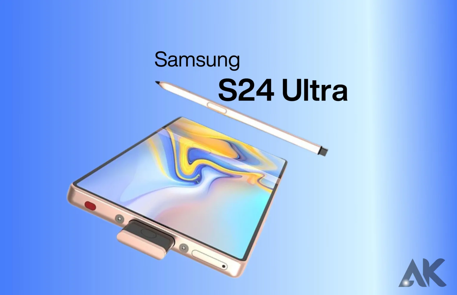 the Samsung S24 Ultra display