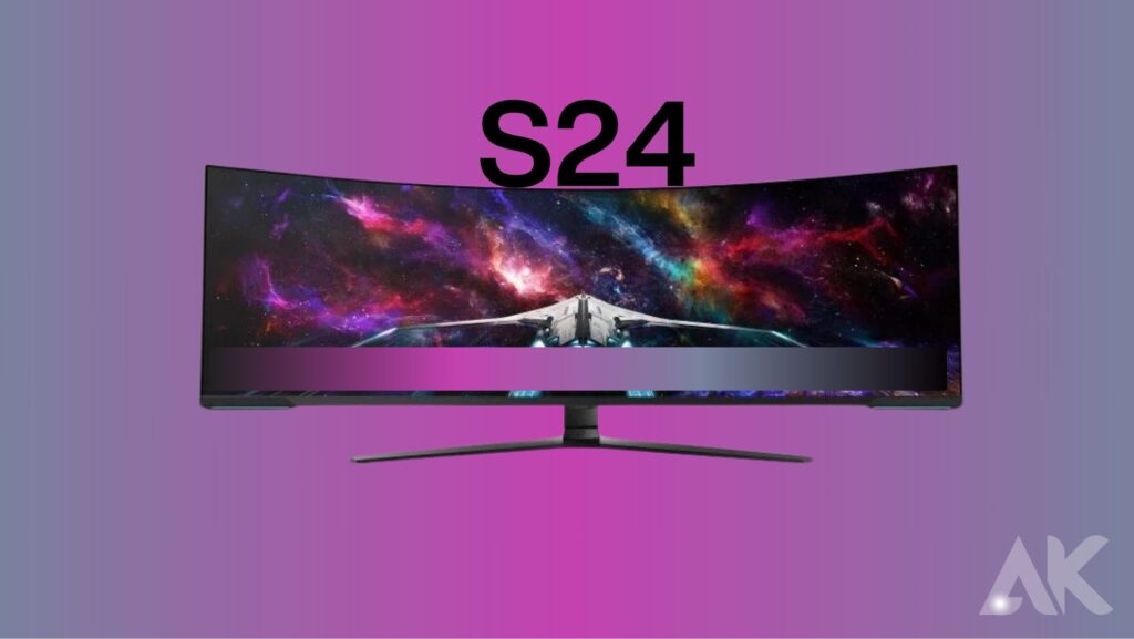 What sets the S24 apart from other gaming monitors?