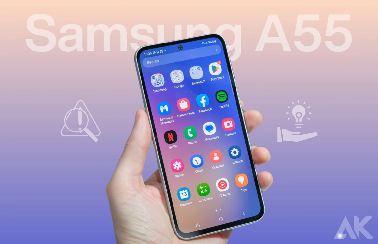 Samsung A55 common issues and fixes