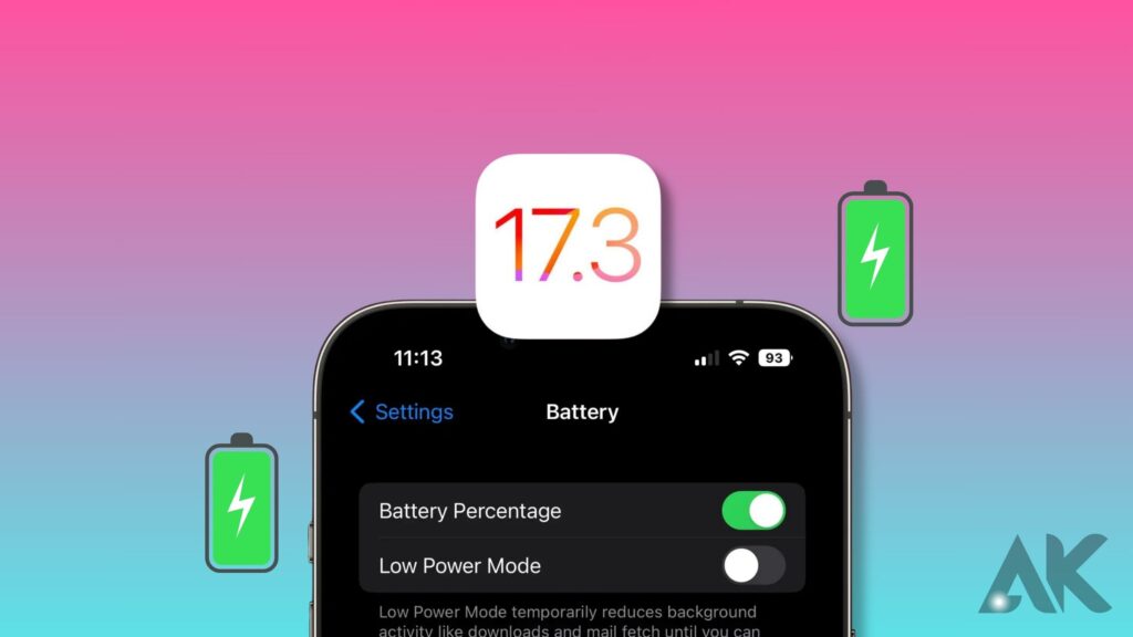 iOS 17.3 performance and battery life