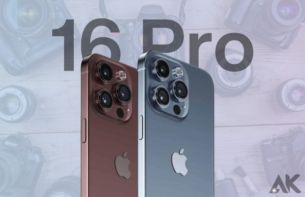 new iphone 16 pro photo features