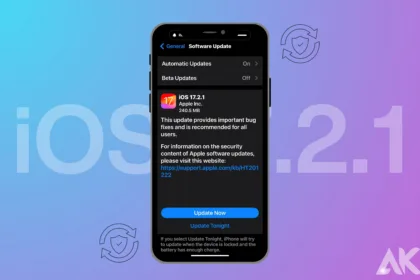 iOS 17.2.1 security updates