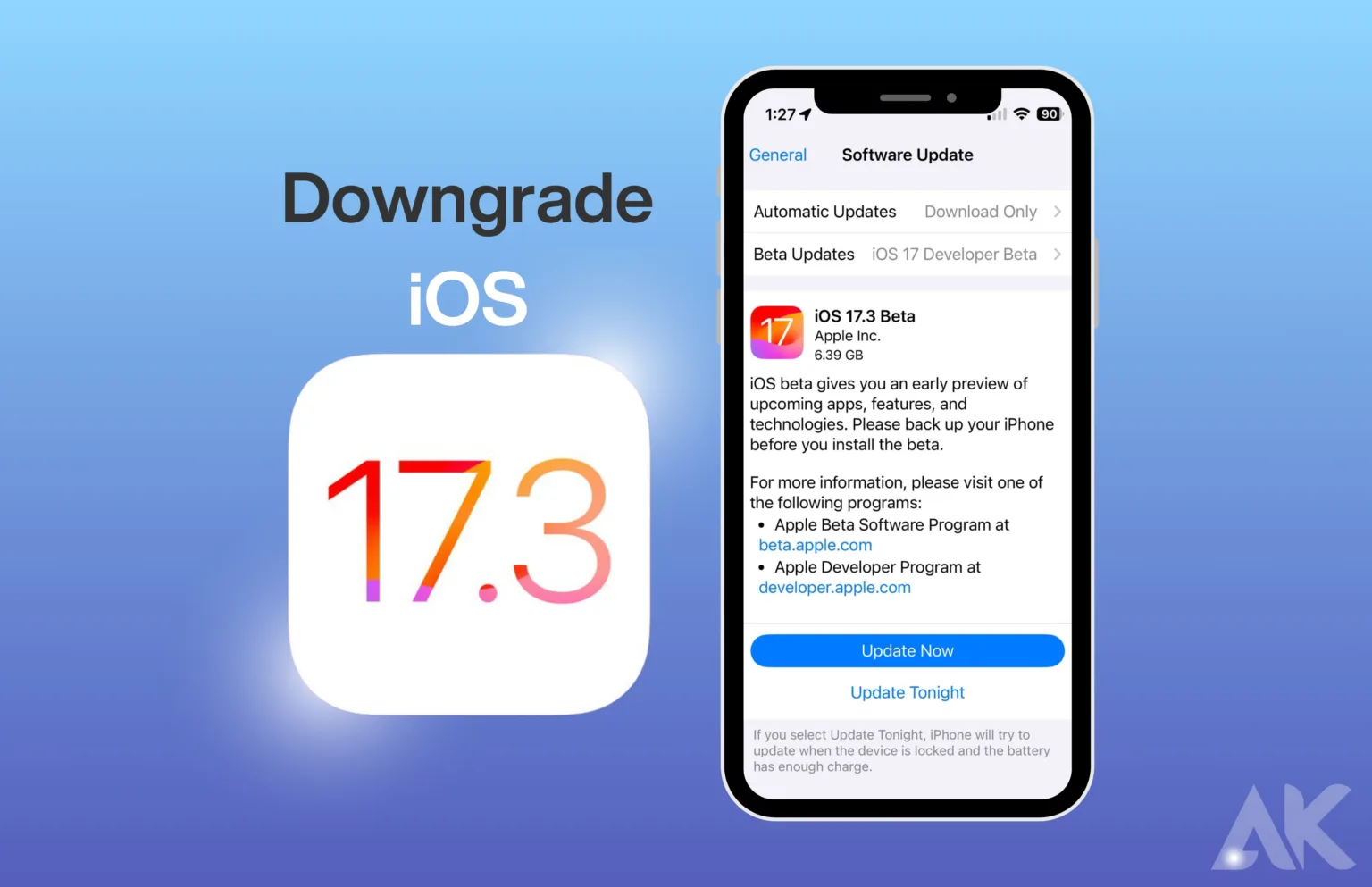 iOS 17.3 downgrade guide