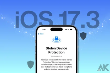 iOS 17.3 stolen device protection