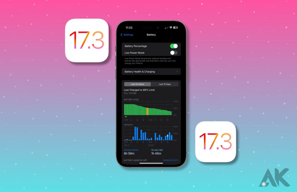 ios 17 iphone 11 pro battery life