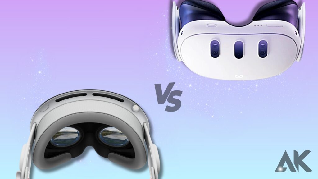 Apple Vision Pro vs Meta Quest 3: Design and Comfort