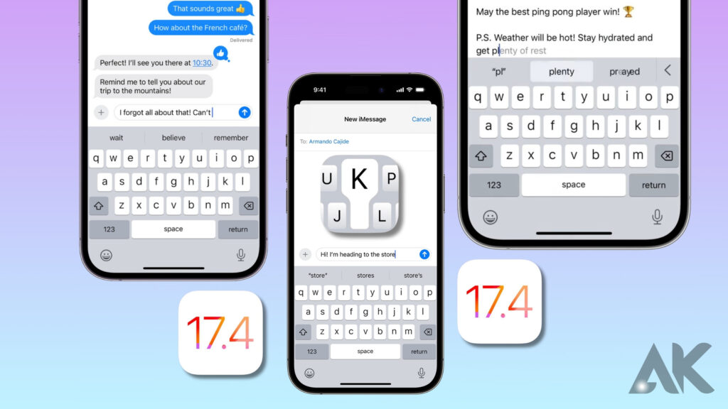 Features of the New Keyboard in iOS 17.4