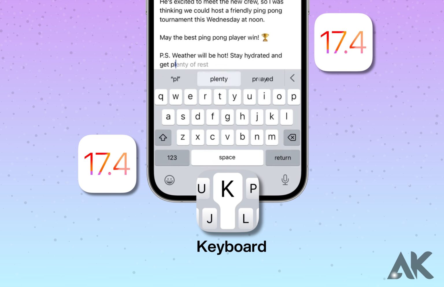 Typing Revolution: iPhone keyboard changes in iOS 17.4