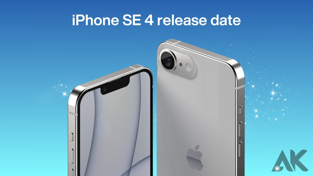 iPhone SE 4 release