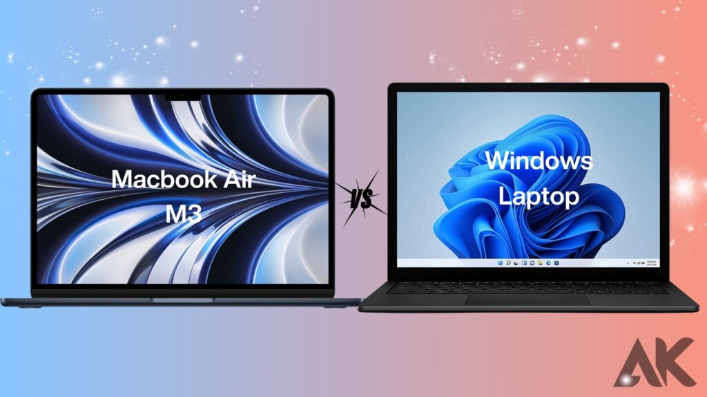 Macbook Air M3 13 inch vs Windows laptop