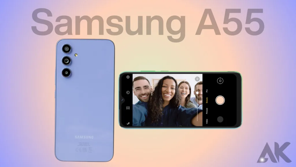 Samsung A55 design and build quality: Design and Camera Features