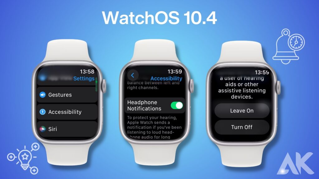 watchOS 10.4 notifications