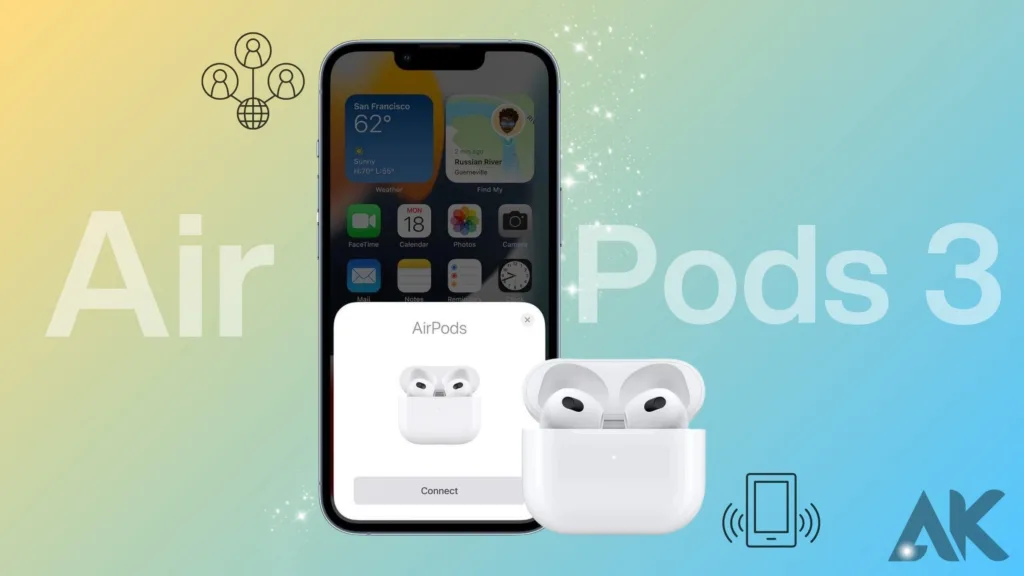How do you connect the Apple AirPods (3rd generation) to your phone?