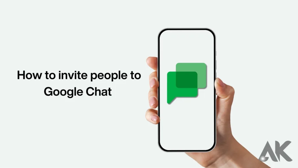 How to invite people to Google Chat On Android