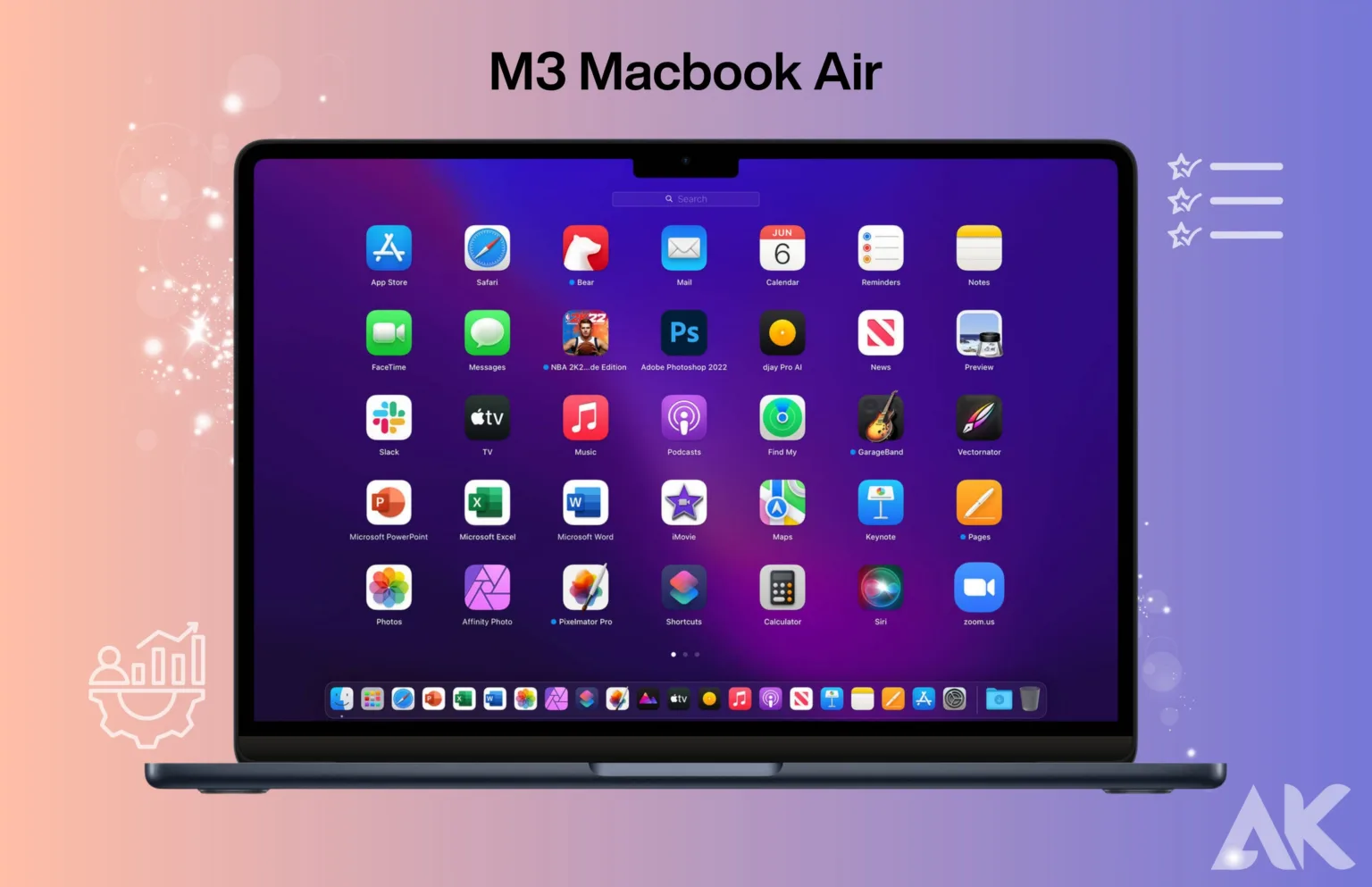 M3 Macbook Air Supercharged Performance in a Sleek Design