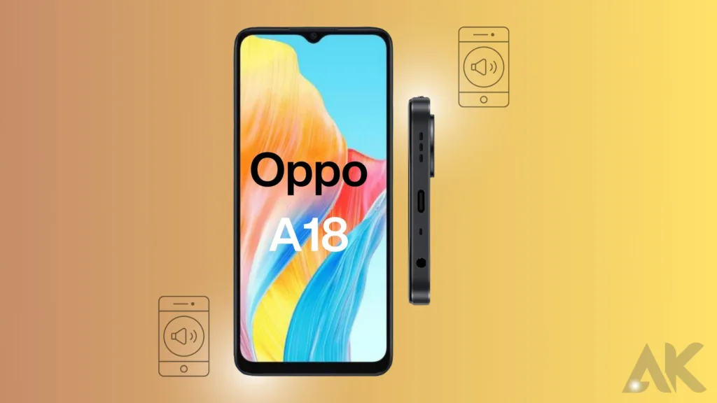 Oppo A18 Display and Speaker
