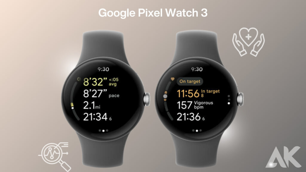 Pixel Watch 3 health tracking features