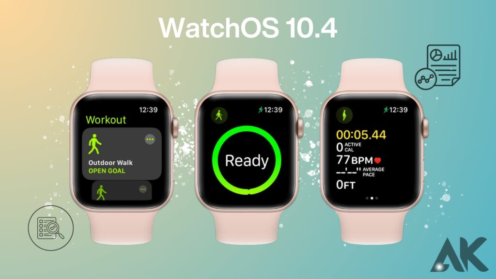 watchOS 10.4 workout app