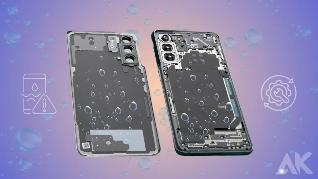 Samsung A55 common issues and fixes:Repair a water-damaged Samsung smartphone: