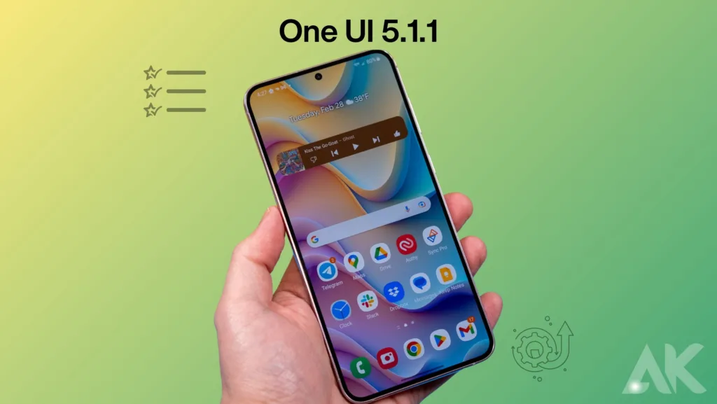 Samsung A55 software and UI (One UI 5.1):Samsung One UI 5.1.1 features and improvements