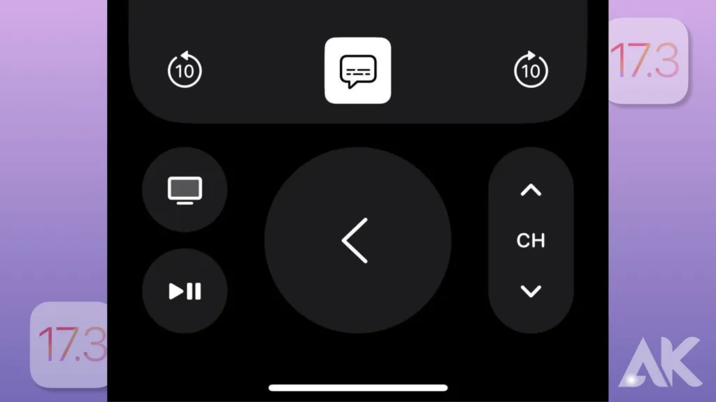iOS 17.3  New Nav Buttons In Apple TV