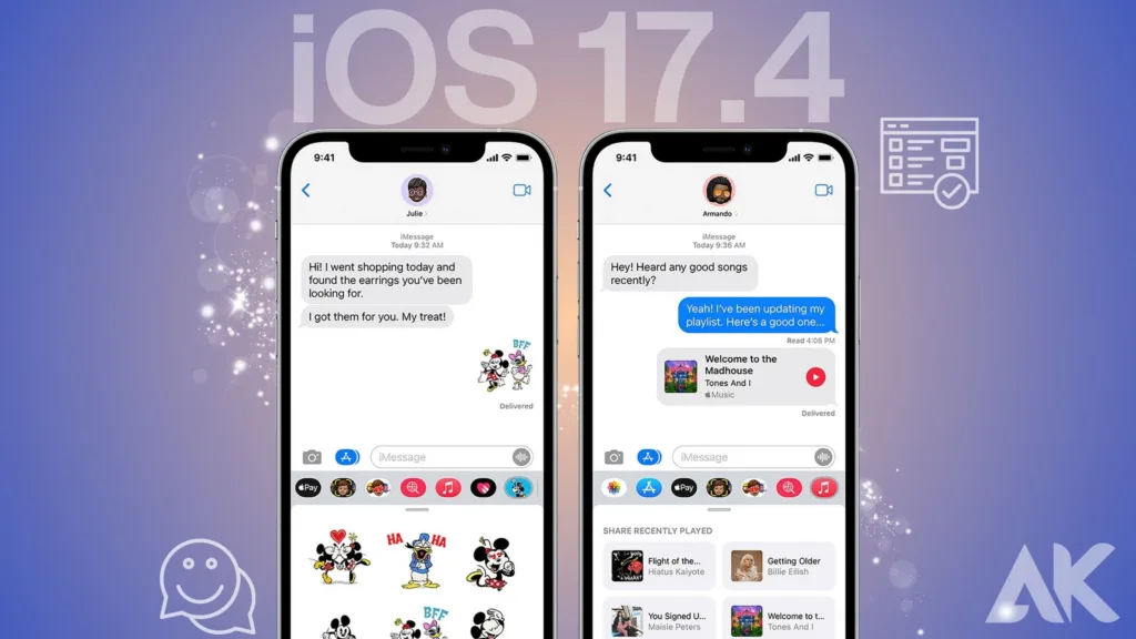 iOS 17.4 New Messaging Features
