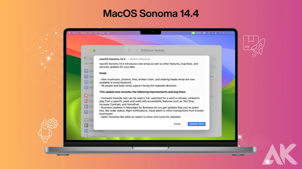 macOS Sonoma 14.4 release notes