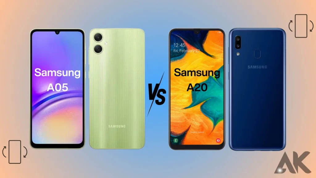 Samsung A05 vs A20