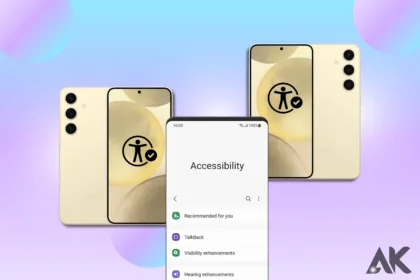 Galaxy S24 FE Accessibility Features