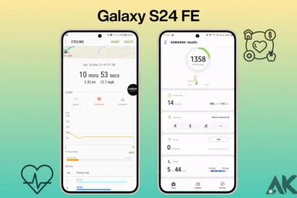 Galaxy S24 FE Exploring Health and Wellness Features