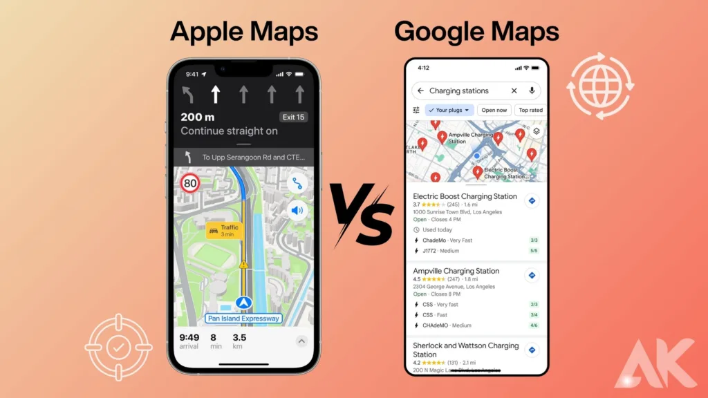 Apple Maps vs Google Maps