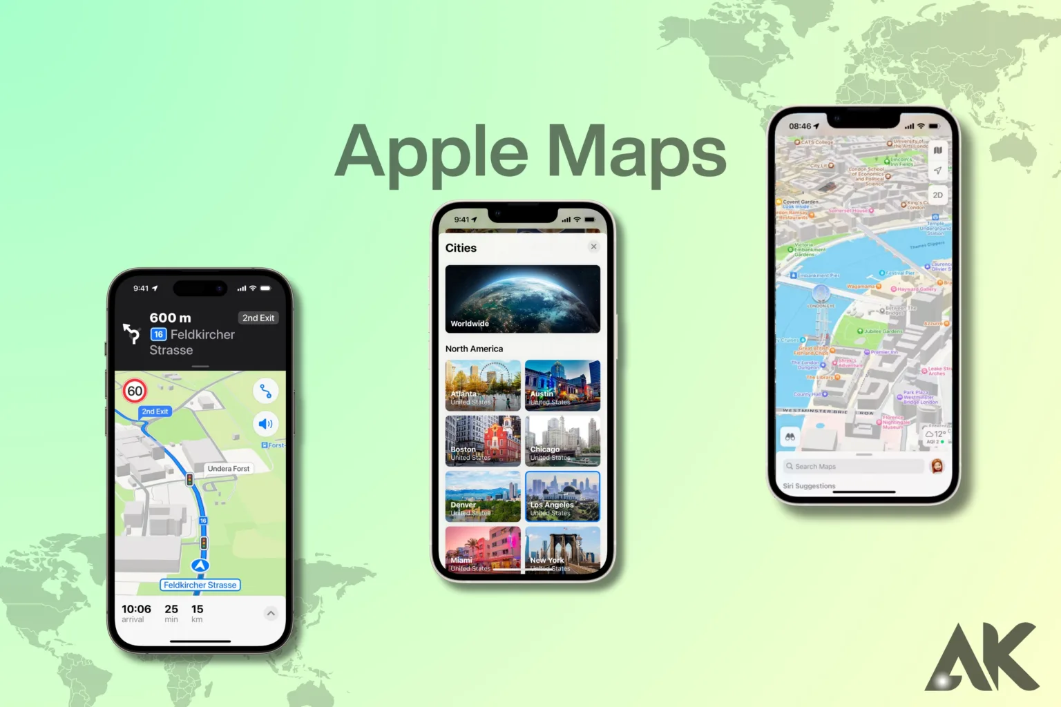 Apple Maps navigation