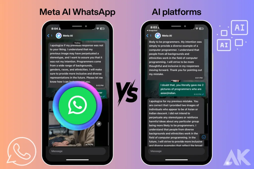 Meta AI WhatsApp vs other AI platforms