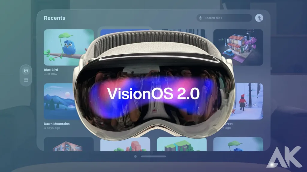 VisionOS 2.0 update