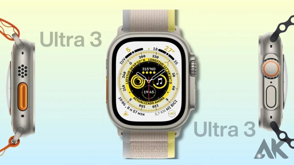 How does the Apple Watch Ultra 3 work?