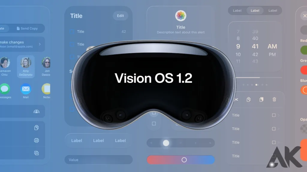 Vision OS 1.2 review