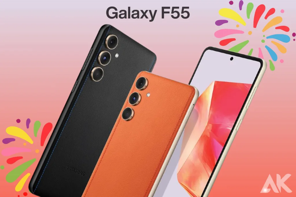 Galaxy F55 color options